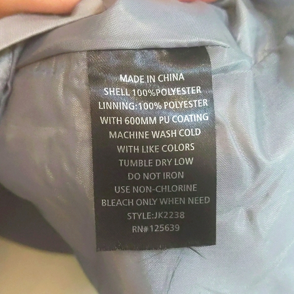 New York YOKI Collection Silver Gray Trench Coat - Size M - Picture 12 of 14